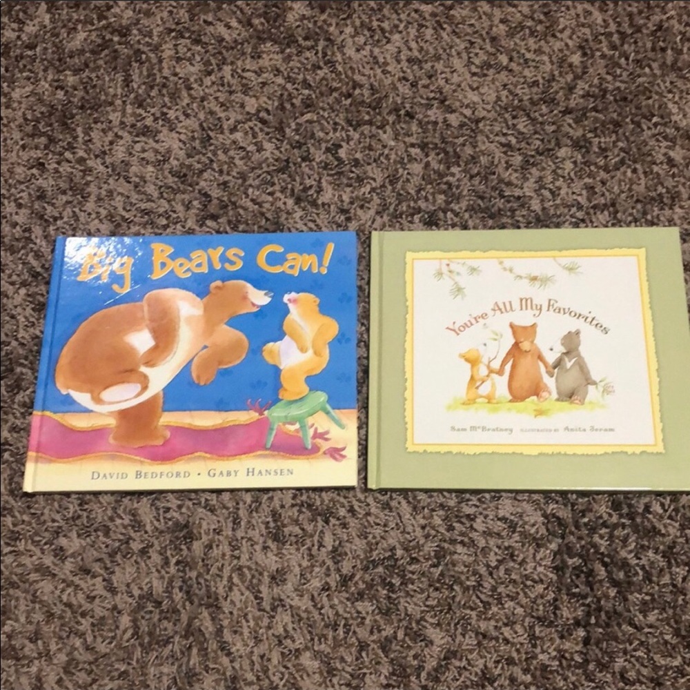 Set of 2 Bear Themed Children’s Reading Books